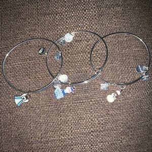 Alex and Ani Christmas bracelets